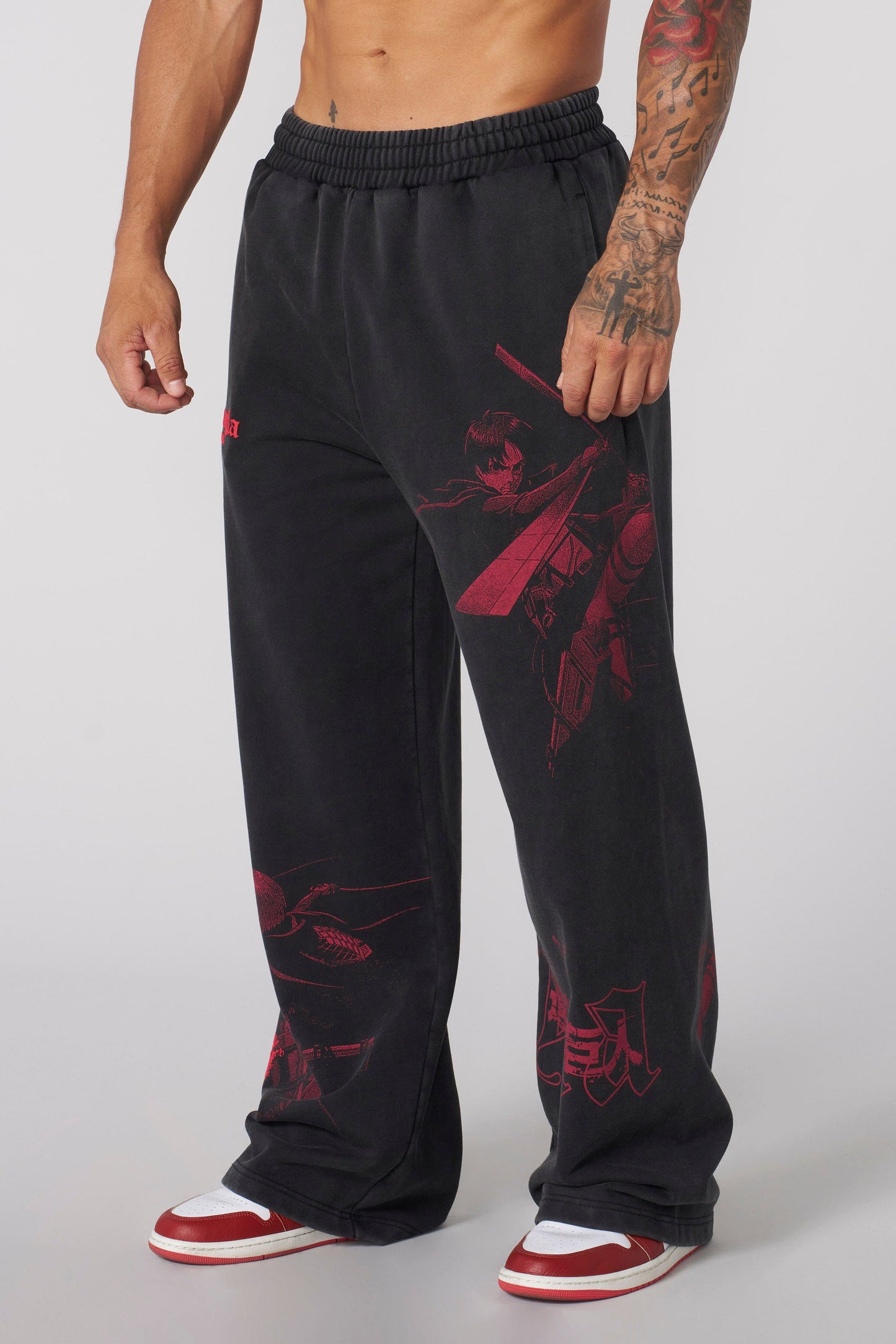 2128 - AOT?  x YLA Baggy Joggers